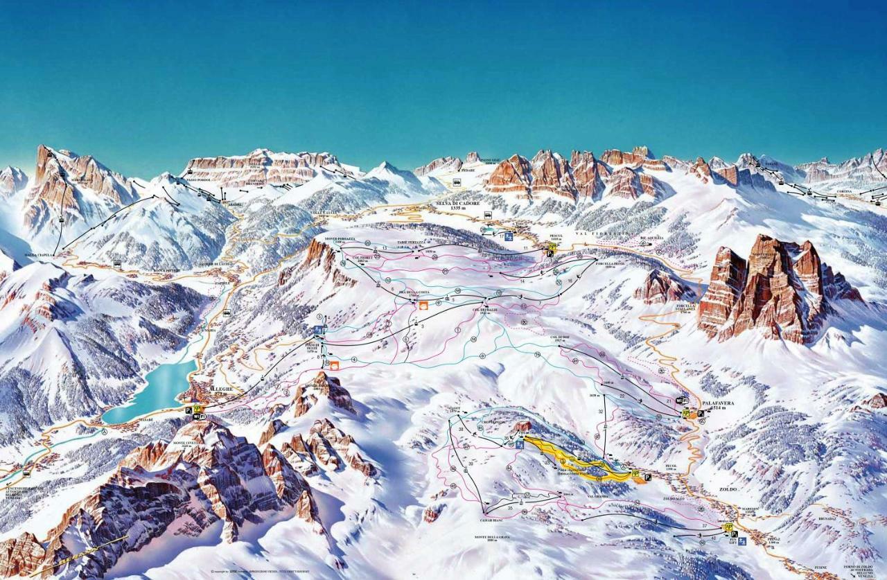 Appartamento Le Pale Alleghe Exteriör bild